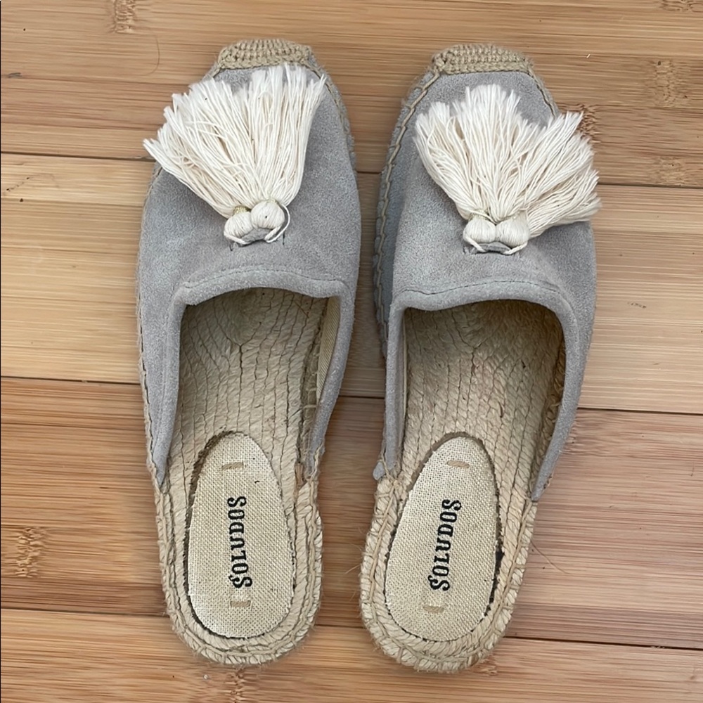 Soludos Light Gray Espadrilles